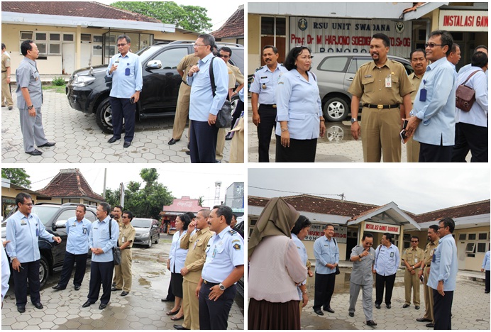 KUNJUNGAN KE GEDUNG EKS RSUD