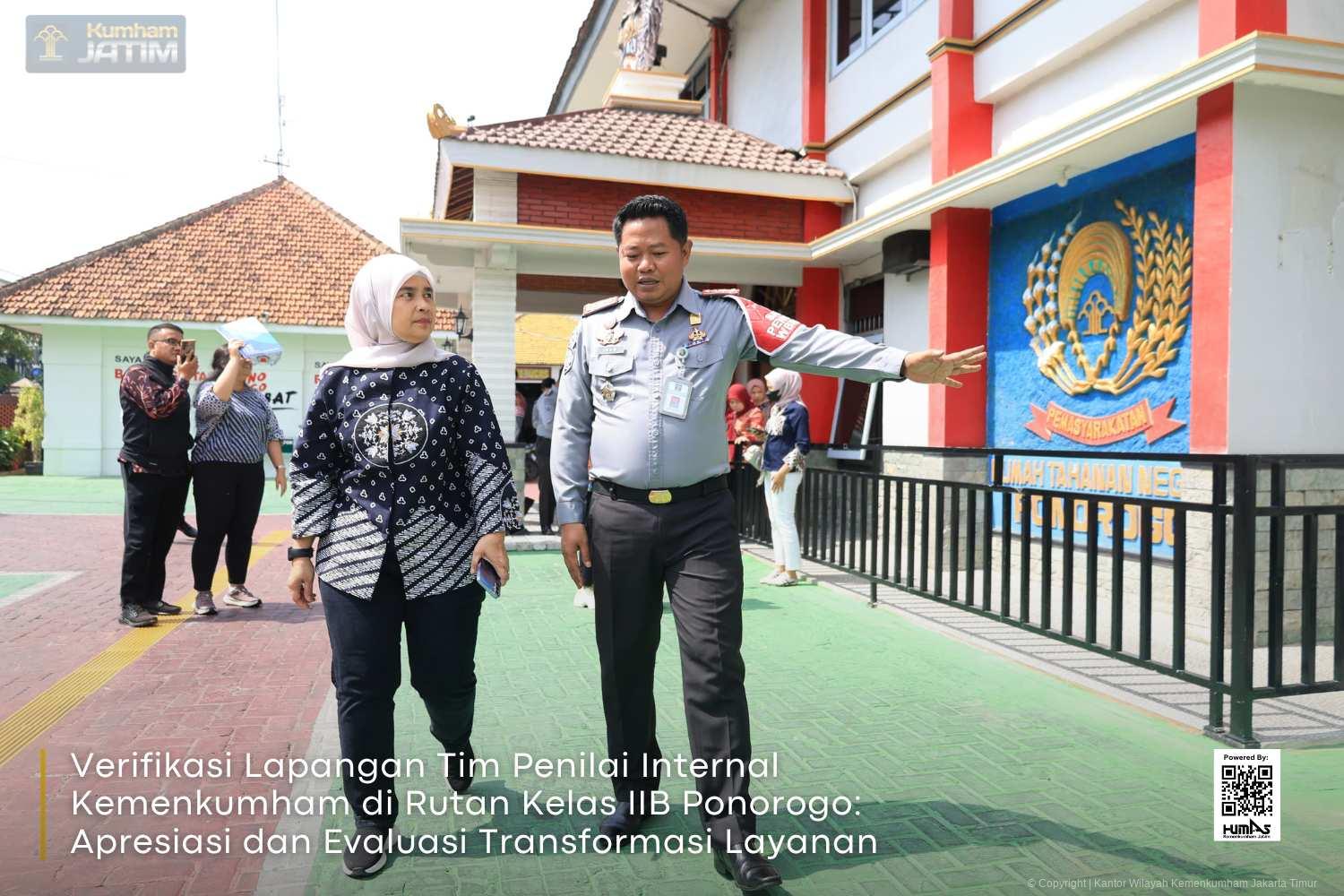 Verifikasi Lapangan Tim Penilai Internal Kemenkumham di Rutan Kelas IIB Ponorogo: Apresiasi dan Evaluasi Transformasi Layanan